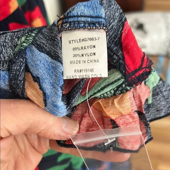 JODIFL NEW Floral Midi Dress - Multicolor - Picture 10 of 15